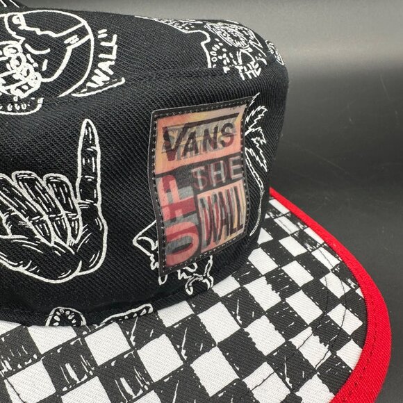 Vans Stranger Things Sketch Pill Box Hat Cap Limited Edition OS Lenticular Patch - Picture 10 of 12